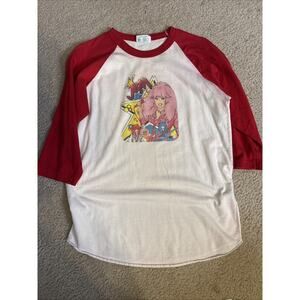 Vintage 80s Jem And The Holograms Ragland Shirt Medium 21x28